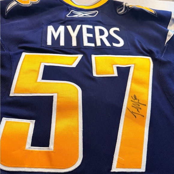 NHL Buffalo Sabres Autographed Tyler Myers Jersey - Picture 3 of 4